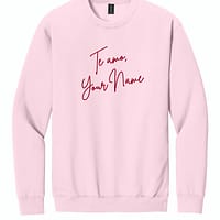 Te amo- Custom Te Amo, Custom Embroidered Sweatshirt
