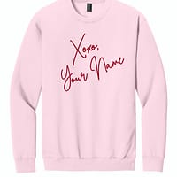 Xoxo- Custom XOXO, Custom Embroidered Sweatshirt