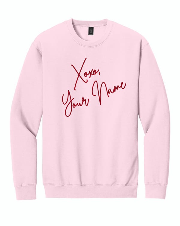 Xoxo- Custom XOXO, Custom Embroidered Sweatshirt