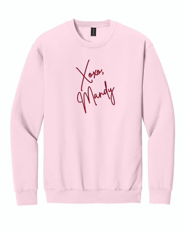 Xoxo- Example XOXO, Custom Embroidered Sweatshirt